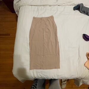 Elegant Tan Women's Skirt